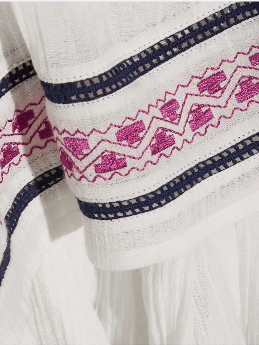 LoveShackFancy embroidered tiered